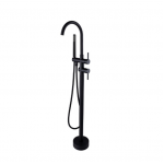 Lucid Matte Black Freestanding Tap with Handheld Shower